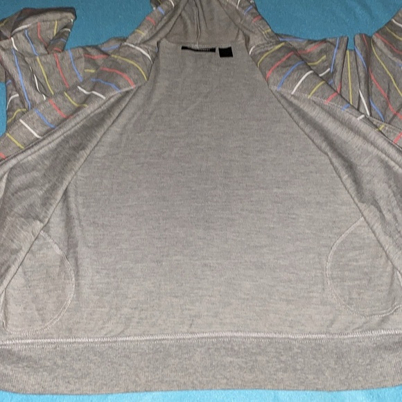 ASHLEY STEWART sweatshirt long sleeve zip up hoodie 2 pockets NEW size 14/16 - Picture 3 of 11